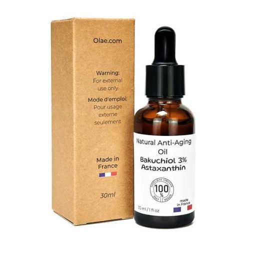 Aceite Facial Rejuvenecedor con Bakuchiol, Astaxantina y squaleno 30ml - Imagen 2