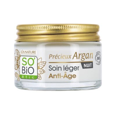 Crema ligera de noche Anti-edad para pieles normales a mixtas Bio - 50ml